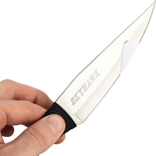 Set of 12 Silver Aero Throwing Knives