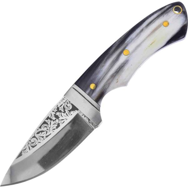 Fixed Blade Ox Horn Knife