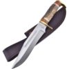 Fixed Blade Stag Handle Knife
