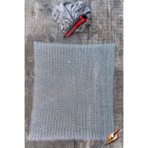 DIY Chainmail Sheet - 9mm Natural Finish - Large