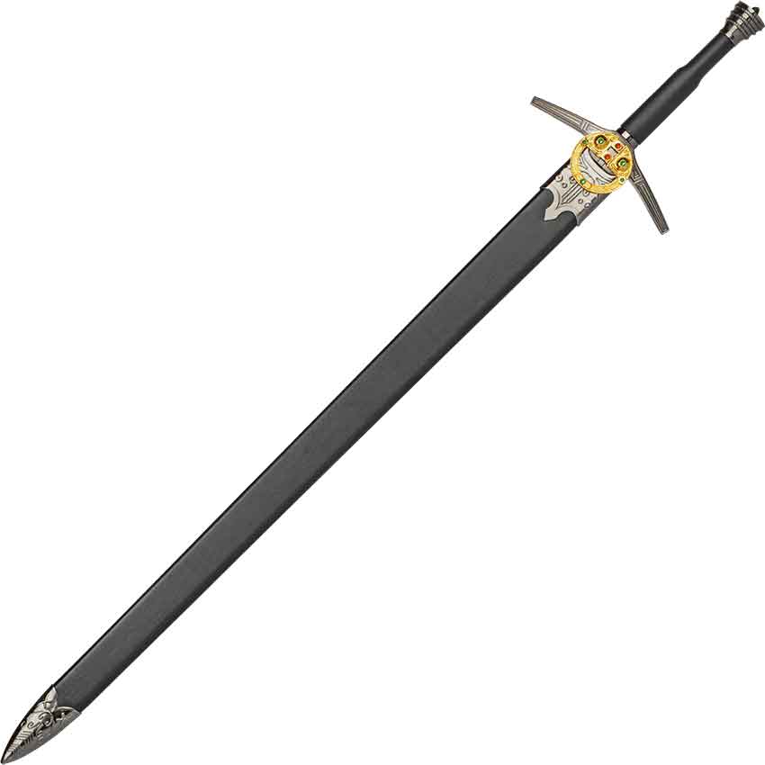 Geralt Black Steel Witcher Sword Netflix Adaptation Steel Replica