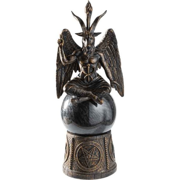 Baphomet Storm Ball Statue