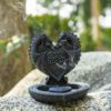 Double Dragon Heart Backflow Incense Burner