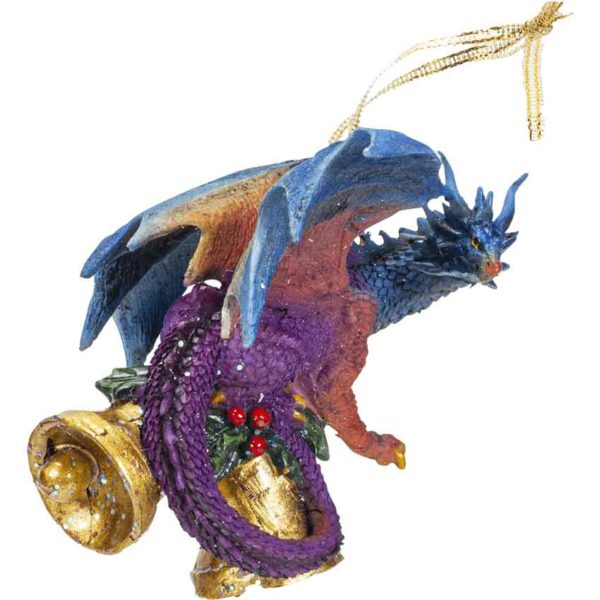 Dragon with Bells Christmas Ornament