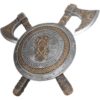 Viking Shield and Axes Plaque