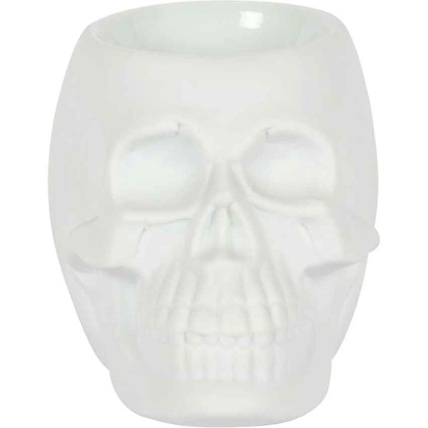 White Skull Oil Burner