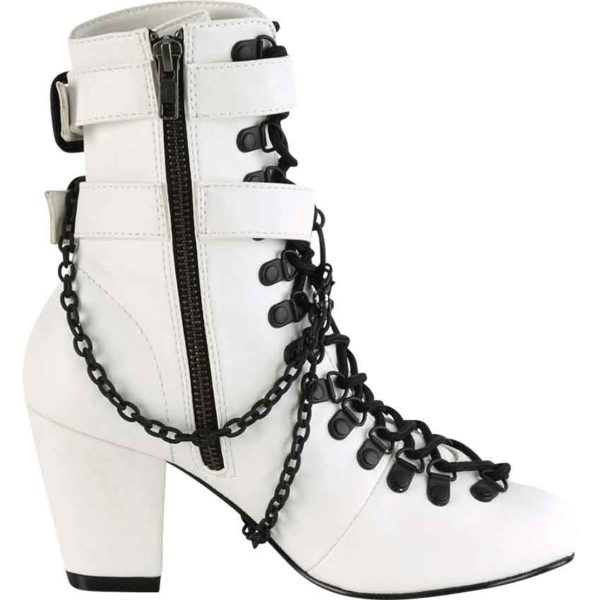 Gothic Coffin Buckle Boots