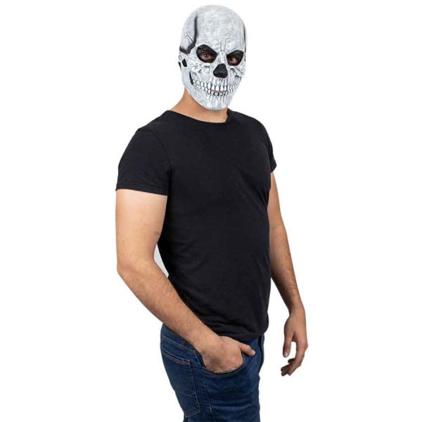 Perfect Fit White Skull Mask