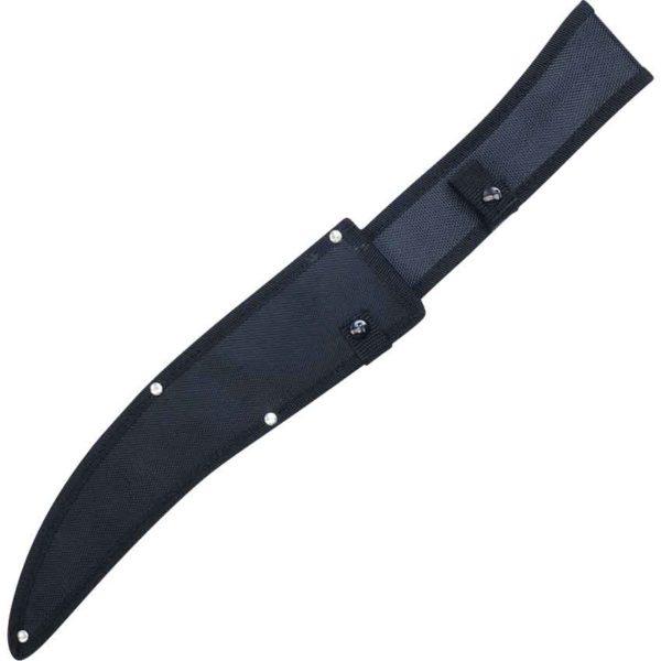 Red Edge Double Crescent Demon Sword