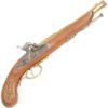 Brass French Colonial Flintlock Pistol