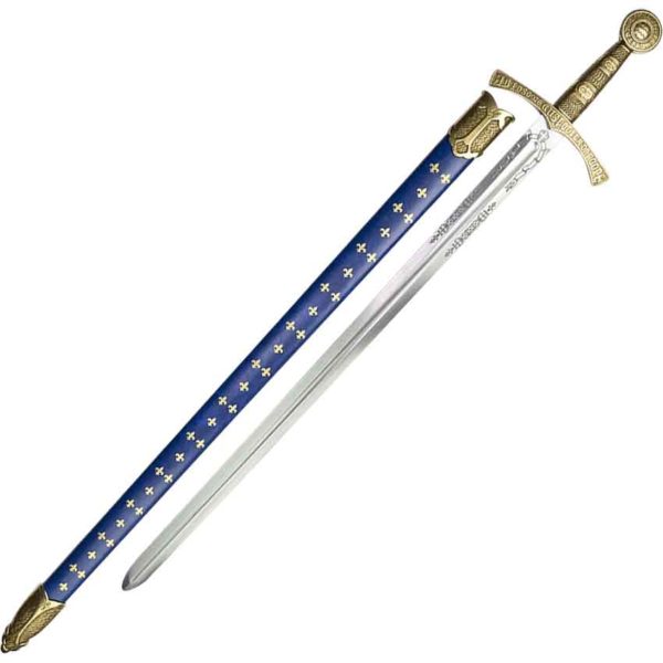 14th Century Sword with Fleur-de-Lis Scabbard