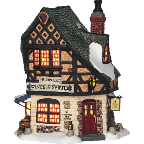 E Tipler Agent Wine and Spirits - Dickens Village by Department 56