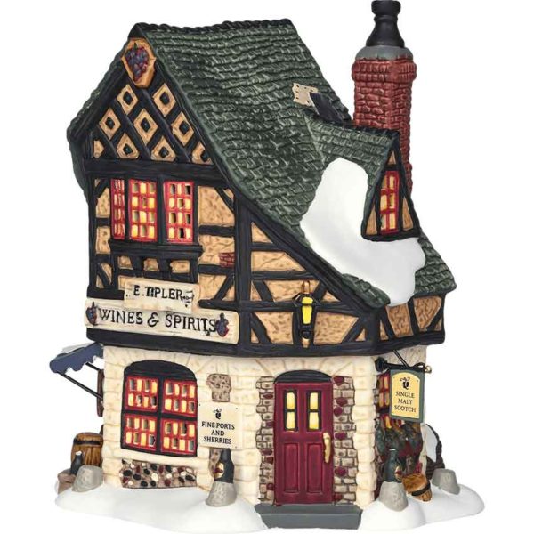 E Tipler Agent Wine and Spirits - Dickens Village by Department 56