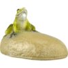 Mini Frog on a Rock Statue