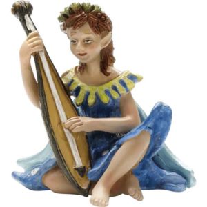 Lili Fairy with Lute Mini Statue