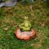 Mini Meditating Yoga Frog Statue