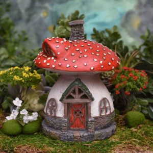 Muscaria Mushroom Fairy Garden House