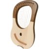 Walnut 10 String Lyre Harp