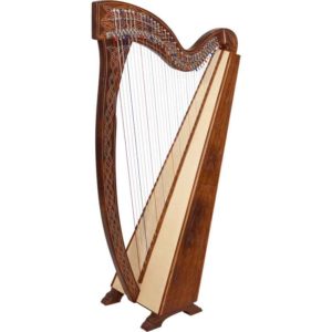 36 String Meghan Harp with Knotwork Detailing