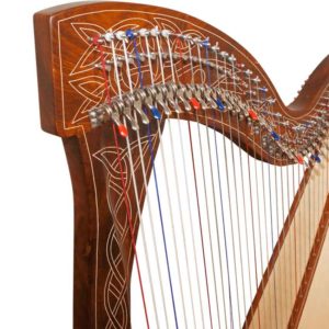 36 String Meghan Harp with Knotwork Detailing