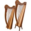 29 String Minstrel Harp with Pedestal