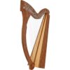 29 String Minstrel Harp with Vine Detailing