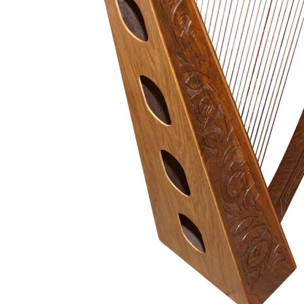 Walnut 29 String Minstrel Harp