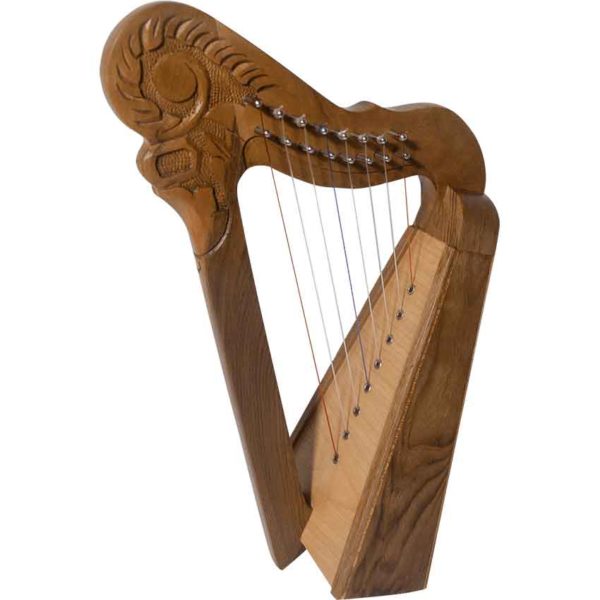 Walnut 8 String Parisian Harp
