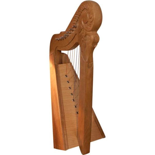 Walnut 8 String Parisian Harp