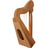 Walnut 8 String Parisian Harp
