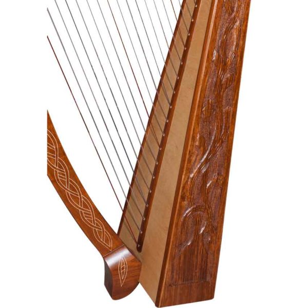 22 String Heather Harp with Vine Detailing