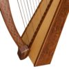 22 String Heather Harp with Thistle Detailing