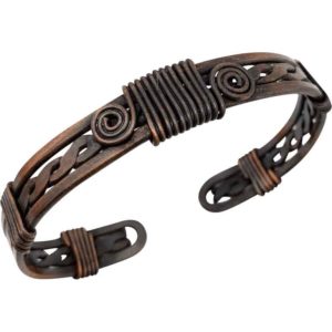 Medieval Copper Spiral Bracelet