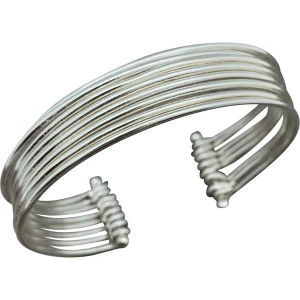 Wire Band Medieval Cuff Bracelet