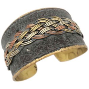 Fenrir Patina Viking Cuff Bracelet