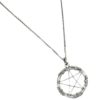 Wiccan Wire Pentacle Necklace