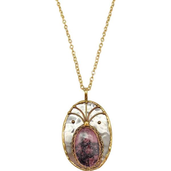 Rhodonite Medieval Necklace