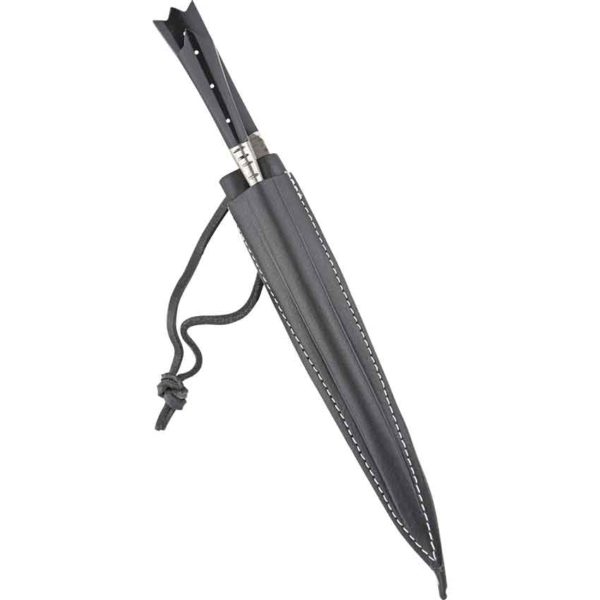Medieval Knife and Pick with Black Sheath