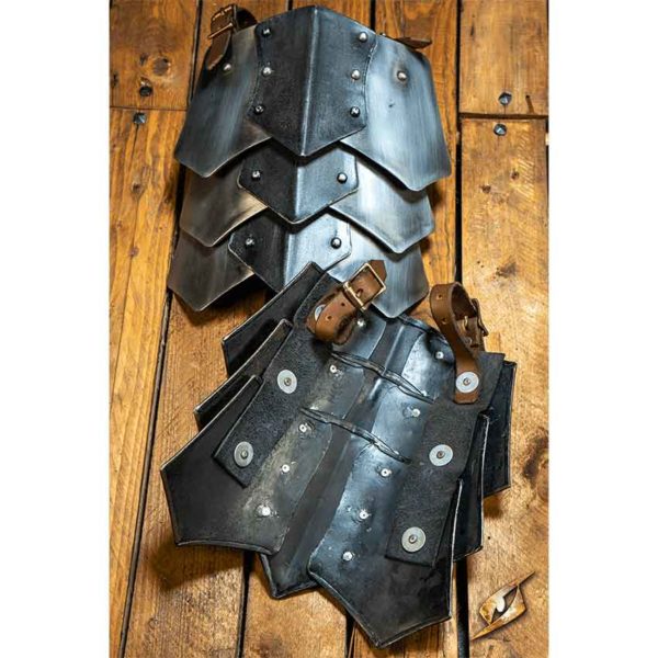 Dreki Belt Shield Tassets - Matte Polish/Epic Dark