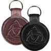 Celtic Knot Leather Key Chain