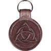 Celtic Knot Leather Key Chain