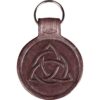 Celtic Knot Leather Key Chain