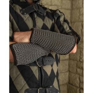 Connor Steel Chainmail Bracers