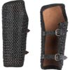 Connor Blackened Chainmail Bracers