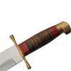 Stacked Leather Pakkawood Bowie Knife