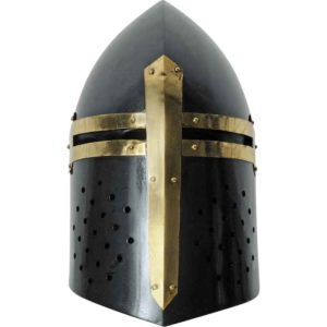 Blackened Crusader Helmet