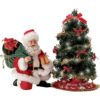 Underneath the Tree - Santa Christmas Figurine by Possible Dreams