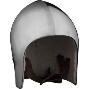 Simple Steel Bascinet Helmet
