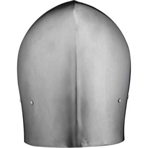 Simple Steel Bascinet Helmet