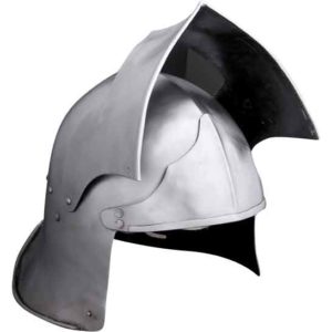 Burgundy Steel Helmet